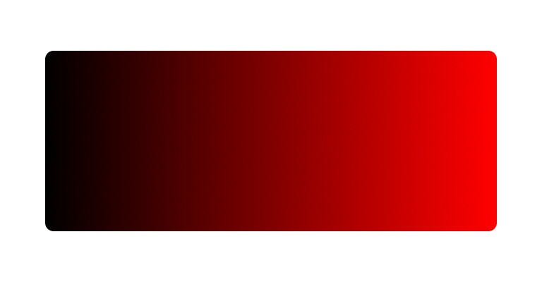 A horizontal bar fading from pure red on the right to black on the left.