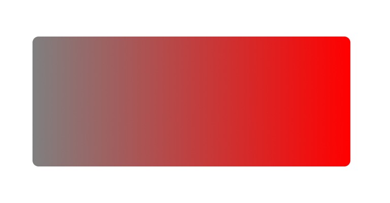 A horizontal bar fading from pure red on the right to a muted gray-red on the left.